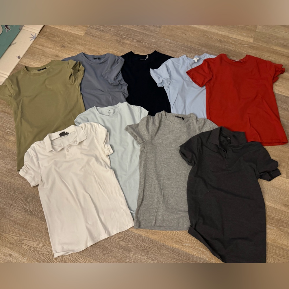 Multiple T Shirts, Reiss, ASOS, Zara, Size Small